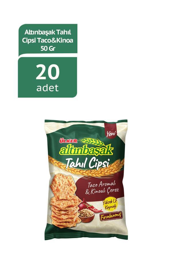 Altınbaşak Tahıl Cipsi Taco&Kinoa 50Gx20  - Image 1