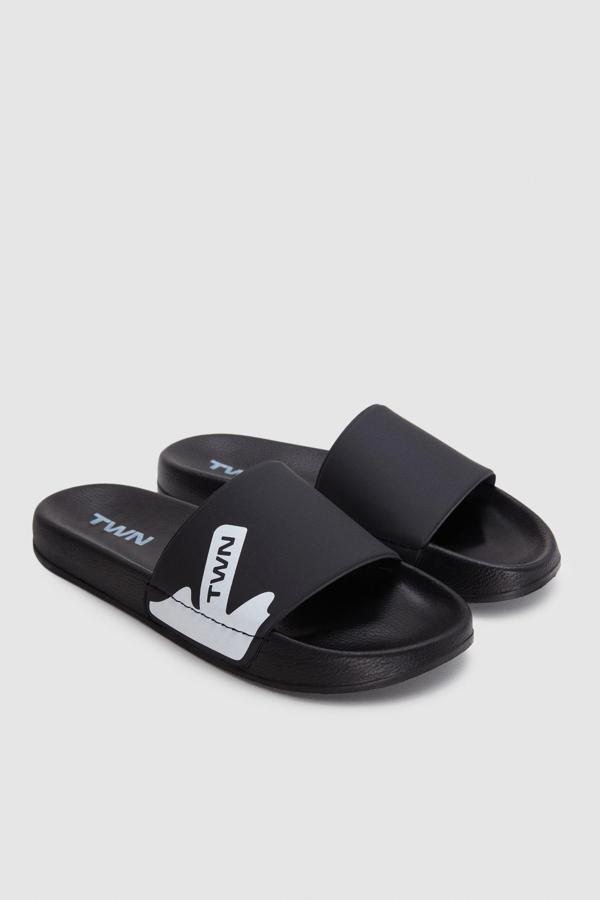 D's Damat Twn Siyah Tek Bant Terlik - Image 1