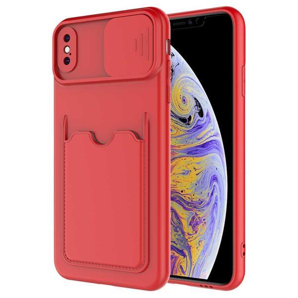 iPhone X Kılıf ​KHYR Kartix Kapak - Kırmızı - Image 1