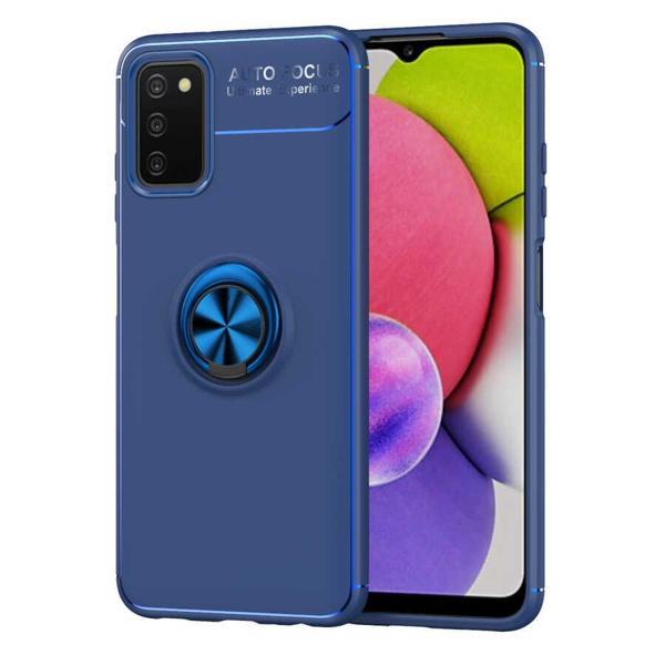 Galaxy A03s Kılıf KHYR Ravel Silikon Kapak - Mavi - Image 1