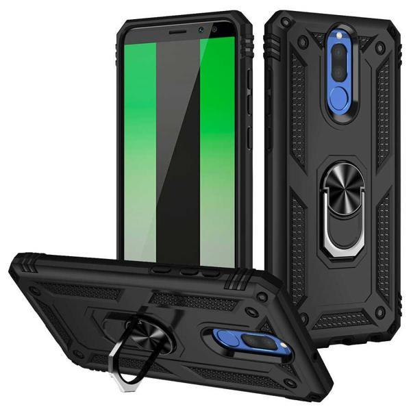 Huawei Mate 10 Lite Kılıf KHYR Vega Kapak - Siyah - Image 1