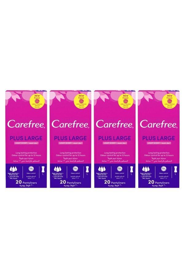 Carefree 4X Plus Large Günlük Ped 20'Li - Image 1