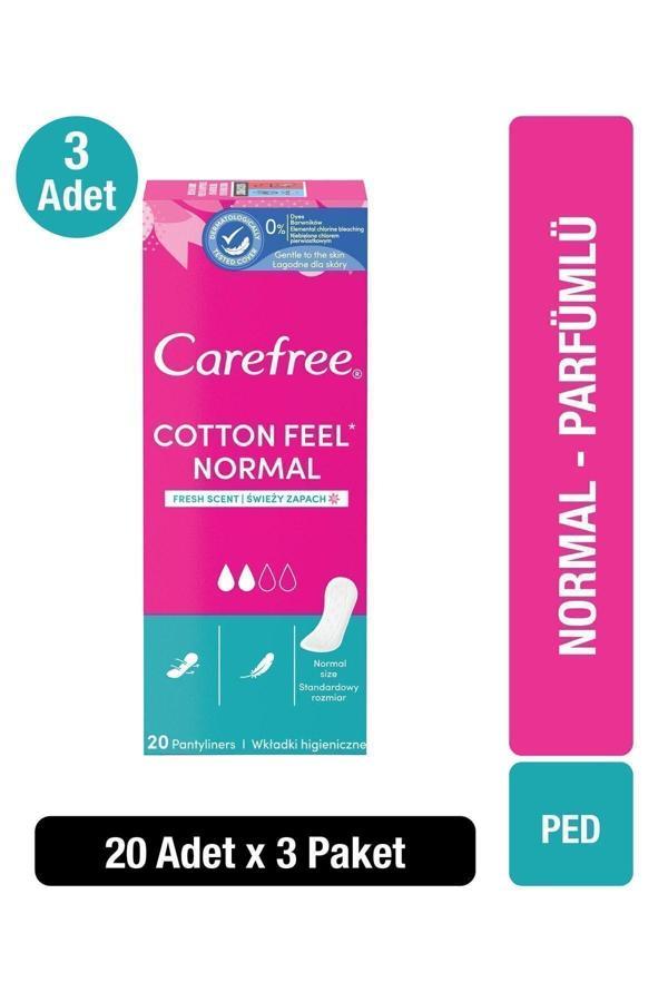 Carefree Refresh Breathable-Fresh Günlük Ped 20'Li X3 - Image 1