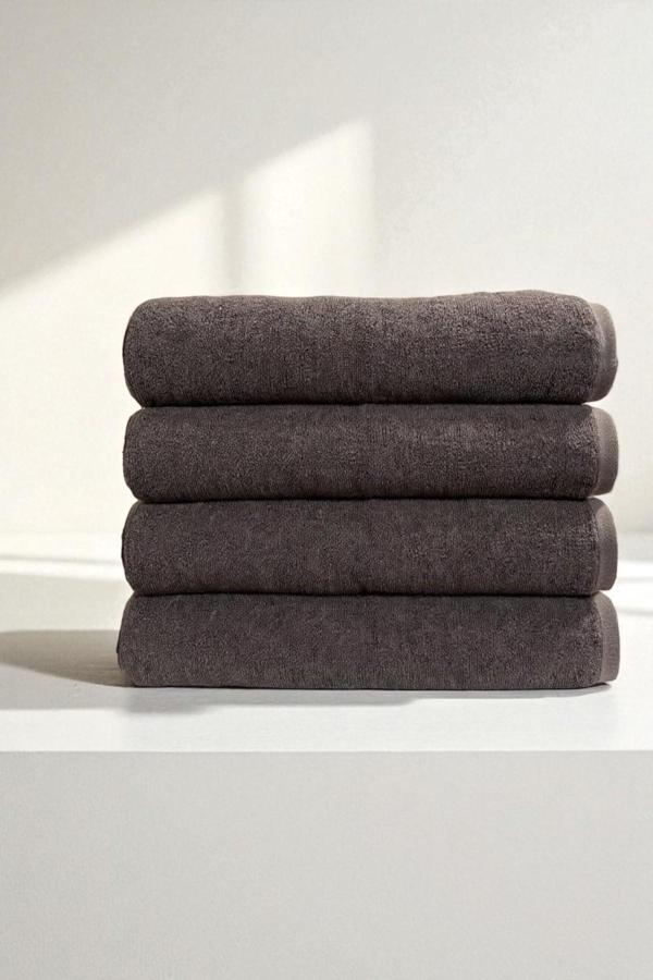 4'lü Büyük Banyo Havlusu - 90x150 Cm, 650gr, %100pamuk, Spa Ve Otel Havlusu, Günlük Kullanıma Uygun - Image 1