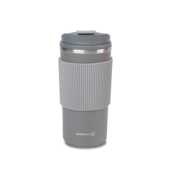 Korkmaz Freedom Plus Gri Kahve Bardağı A5539-2 - Image 1