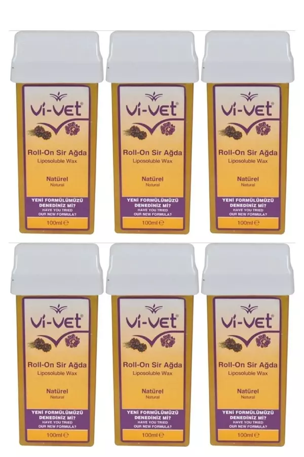 Natural Kartuş Sir Ağda 100 ml 6 lı Set - Image 1