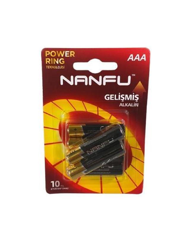 Nanfu İnce Pil AAA Lr03 1.5V Alkalin 6'lı Paket - Image 1