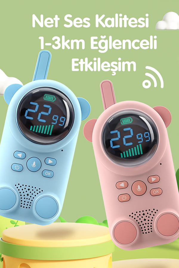 3Km Menzilli Walkie Talkie Çocuk Telsizi - Image 1