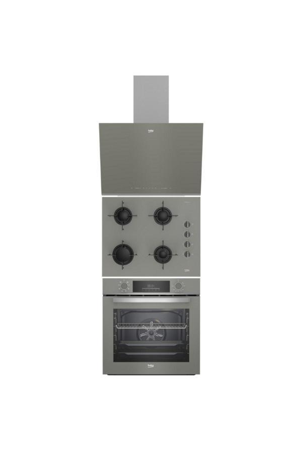 Beko Gri Cam 3Lü Ankastre Set - Image 1
