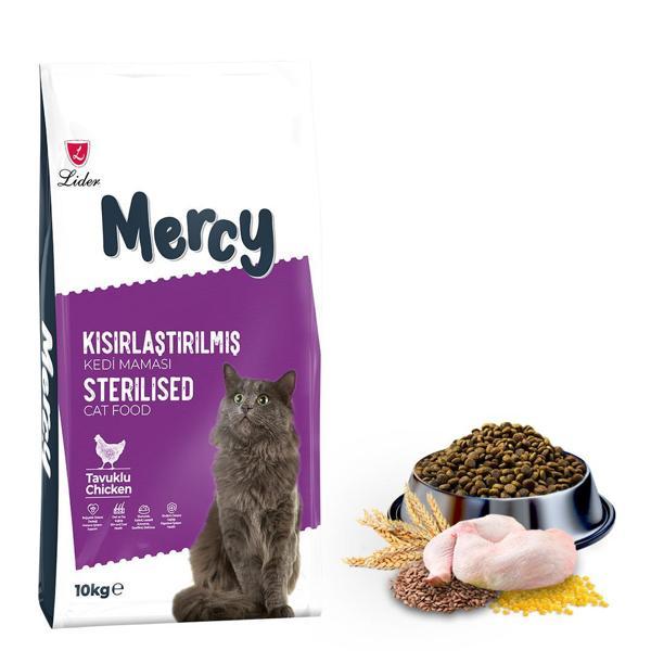 Mercy Tavuklu Kısırlaştırılmış Kedi Maması 10 Kg - Image 1