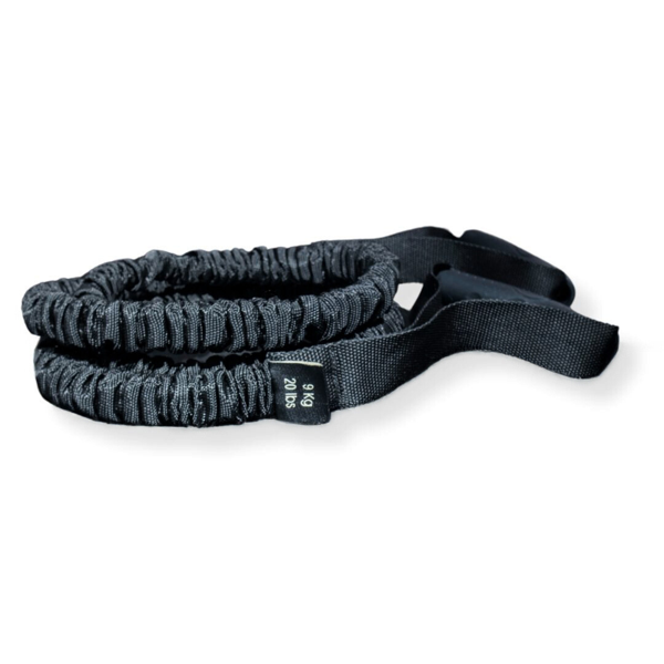 Rebuwo Direnç Egzersiz Lastiği – 9Kg 20LBS Fitness ve Güç Antrenman Lastiği, 280cm Lastikli Siyah Elcikli Hortum Kolon - Image 1