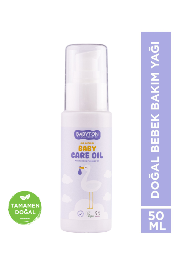Babyton Doğal Bebek Bakım Yağı 50 ml - Image 1
