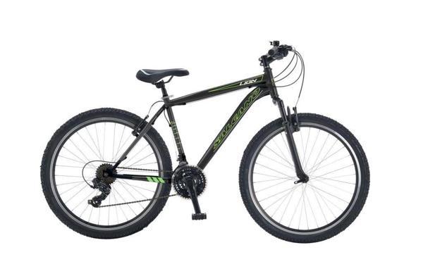 Salcano Lion 26 V Fren 21 Vites 26 Jant Dağ Bisikleti Siyah Yeşil 18 Kadro - Image 1