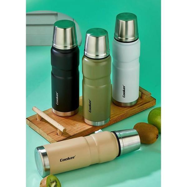 0.5lt Hunter Termos Paslanmaz Çelik - Sızdırmaz Kapak = Bardak - Image 1