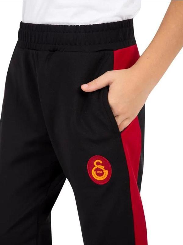 Galatasaray Orijinal Lisanslı Çocuk Eşofman Altı Siyah - Image 1