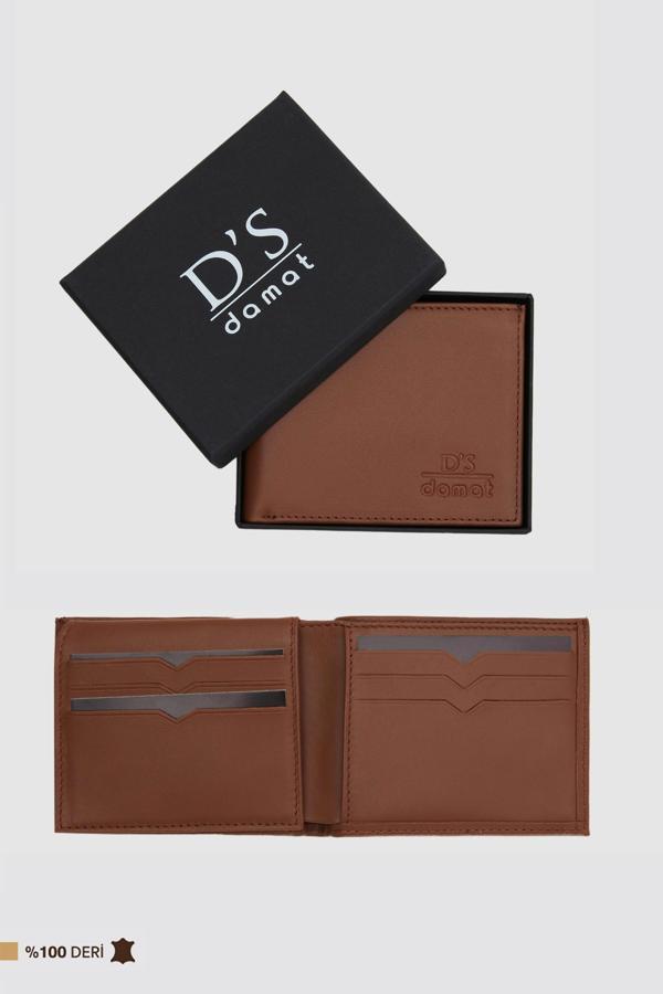 D's Damat Taba Kutulu Hakiki Deri Cüzdan - Image 1