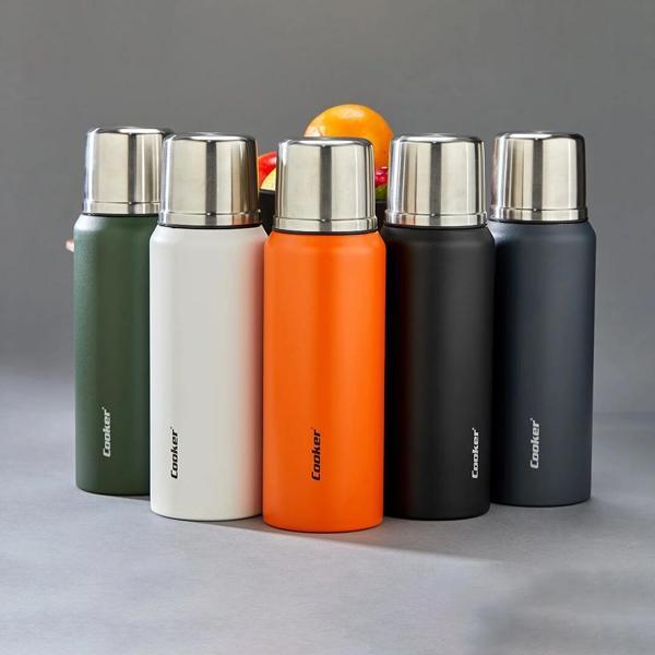 1lt Dağcı Termos Renkli Çift Cidarlı Paslanmaz Çelik - Sızdırmaz Kapak = Bardak - Image 1