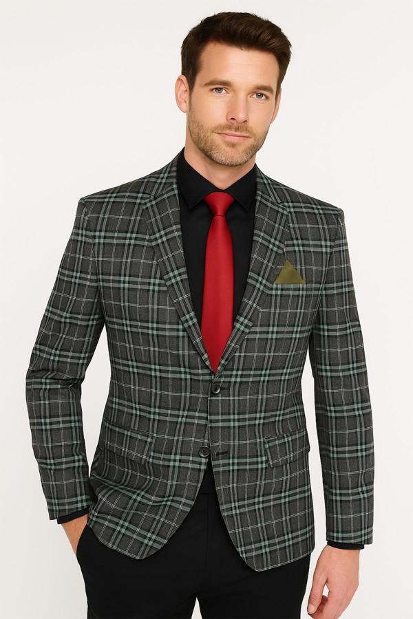 Erkek Tek Ceket Slim Fit - Image 1