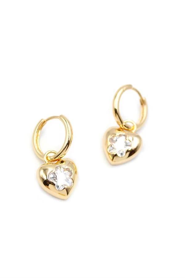 Kalp Küpe - Altın - Image 1