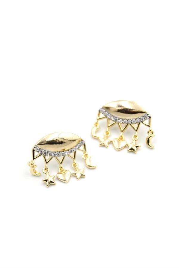 Göz Küpe - Altın - Image 1