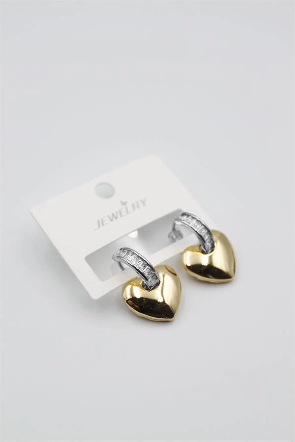 Kalp Küpe - Altın - Image 1