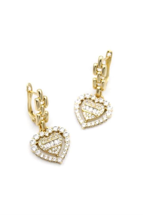 Kalp Küpe - Altın - Image 1