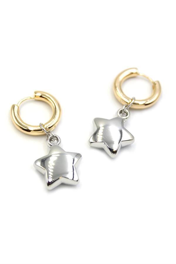 Yıldız Küpe - Gümüş - Image 1