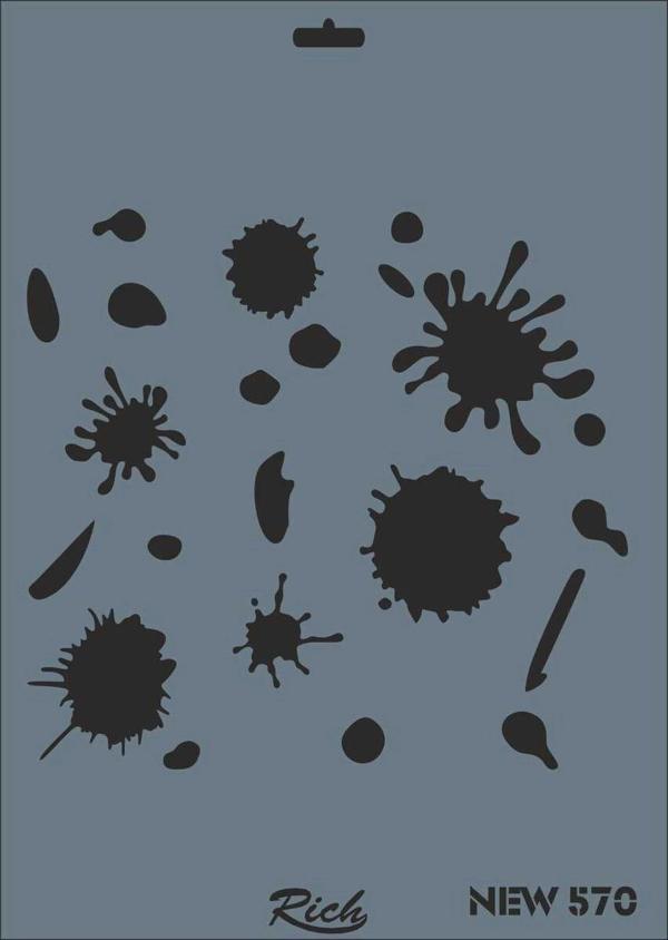 Supertrend Stencil Boyama Şablonu 25x35 cm. NEW-570 - Image 1