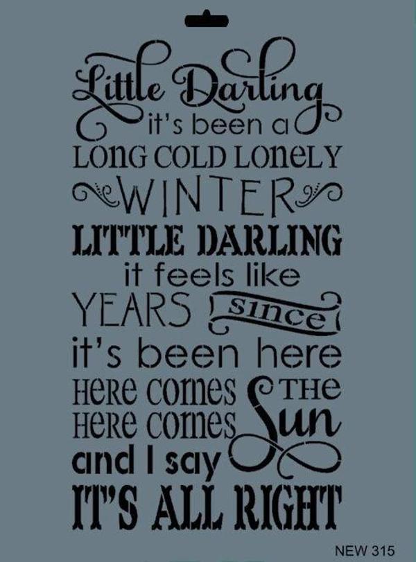 Supertrend Stencil Boyama Şablonu 25x35 cm. NEW-315 - Image 1