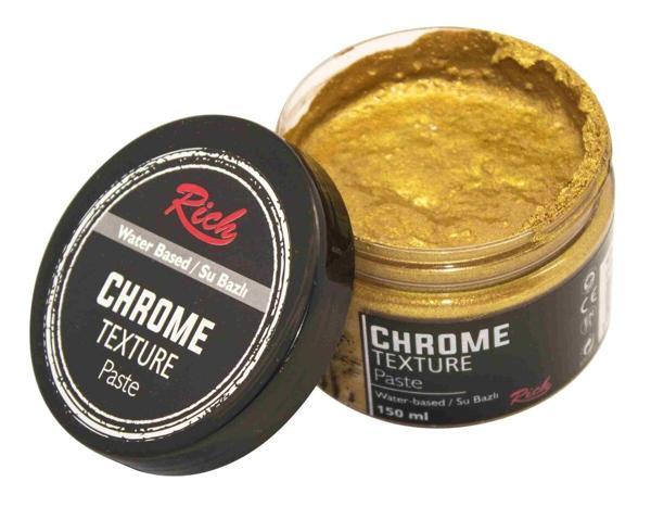 Supertrend Chrome Texture Rölyef Pasta 150 ml. 9206 ANTİK GOLD - Image 1