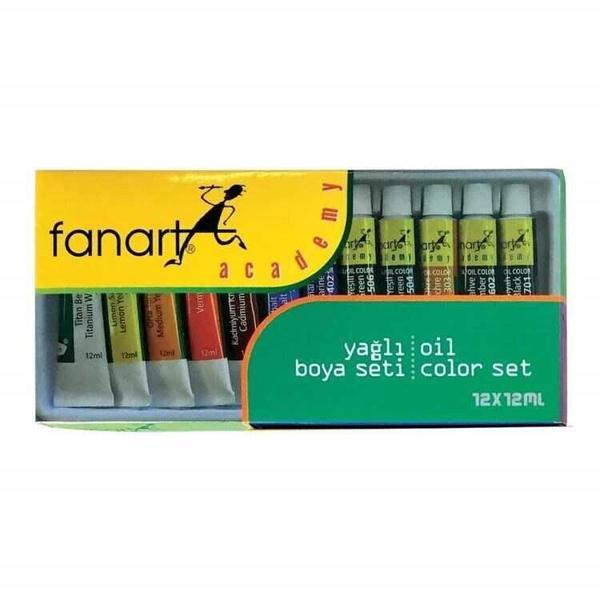 Supertrend Academy Yağlı Boya Seti 12 Renk x 12 ml. - Image 1