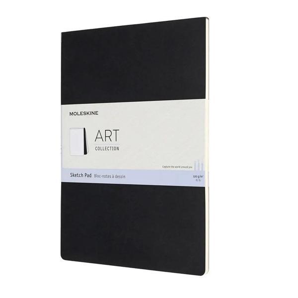 Supertrend Art Sketchbook Yumuşak Kapak Eskiz Çizim Defteri 21x30 cm. 120 gr. 48 Sayfa Siyah - Image 1