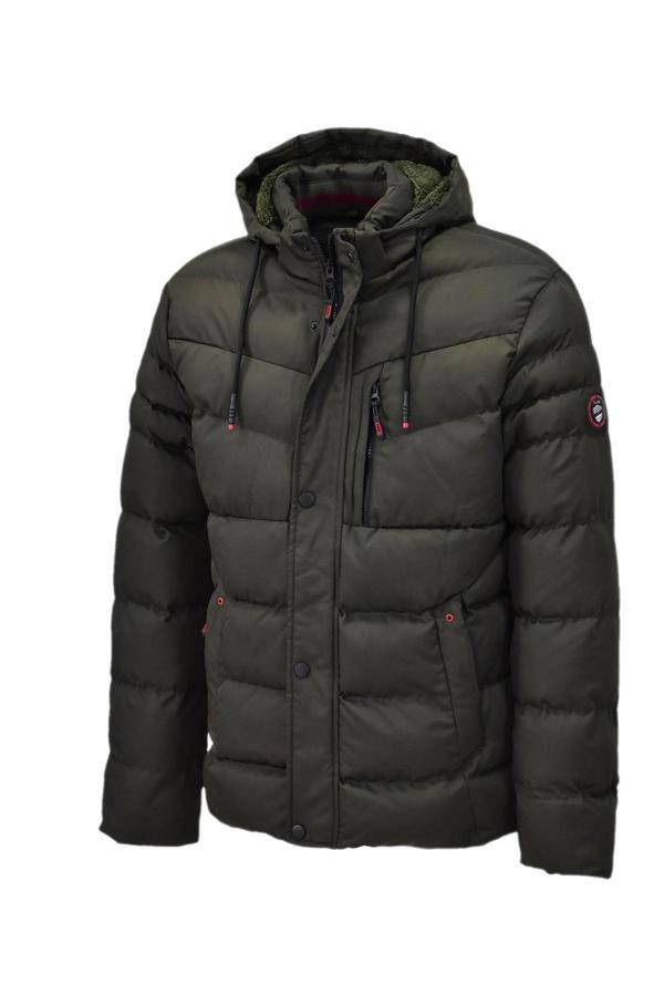 Erkek Kapüşonlu İç Kürklü Spor Mont 99526 BGL-ST04171 - Image 1