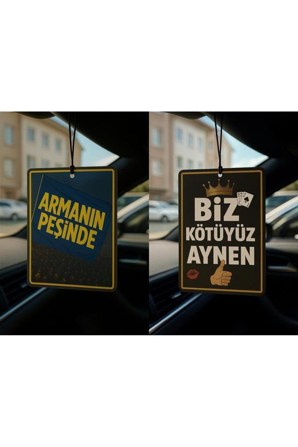 B34R Armanın Peşinde Ve Biz Kötüyüz Aynen - İkili Oto Kokusu - Dekoratif Araç Kokusu Ve Aksesuarı - Image 1