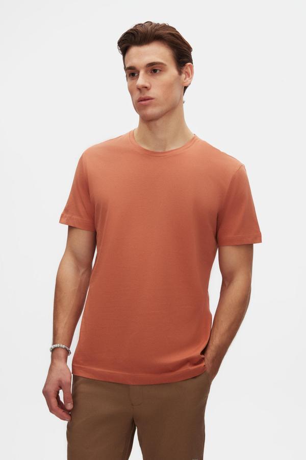 D's Damat Comfort Tarçın %100 Pamuk T-Shirt - Image 1