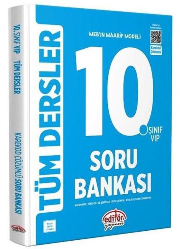 10. Sınıf VIP Tüm Dersler Soru Bankası - Editör - Image 1