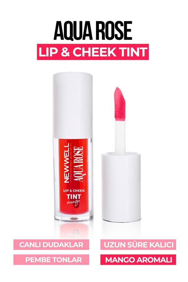 Aqua Rose Lip & Cheek Tint Mango Aromalı 6 ML - Image 1
