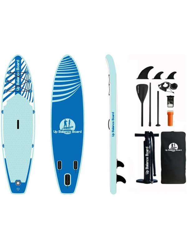 Up Balance Board Şişme Sup Board/Stand Up Paddle Board 310x76x15 cm Mavi  - Image 1