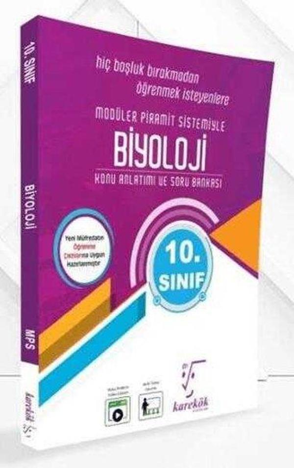 10. Sınıf Biyoloji Mps (Modüler Piramit Sistemi) - Karekök Eğitim Yayınları - Image 1