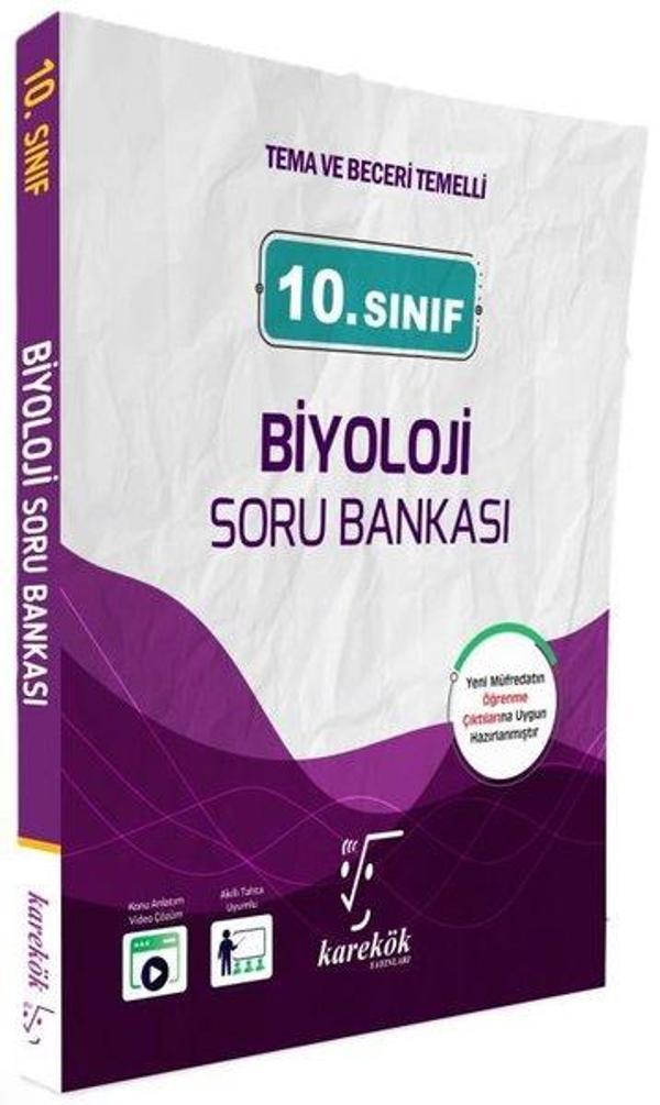 10. Sınıf Biyoloji Soru Bankası - Karekök Eğitim Yayınları - Image 1