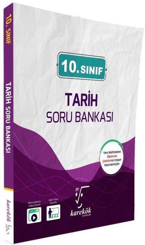 10. Sınıf Tarih Soru Bankası - Karekök Eğitim Yayınları - Image 1