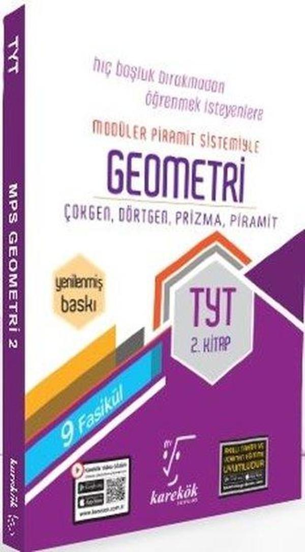 TYT Geometri 2. Kitap Mps (Modüler Piramit Sistemi) - Karekök Eğitim Yayınları - Image 1