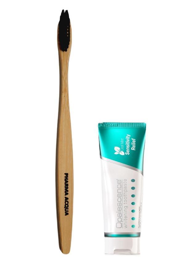 Opalescence Sensitivity Relief Hassas Dişler İçin Diş Macunu 28 Gr + Pharma Acqua Bambu Yumuşak Diş Fırçası - Image 1