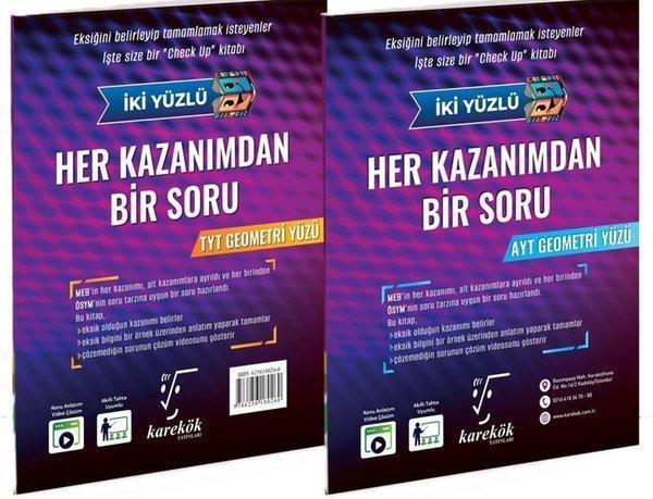 Her Kazanımdan Bir Soru TYT - AYT Geometri Soru Bankası - Karekök Eğitim Yayınları - Image 1
