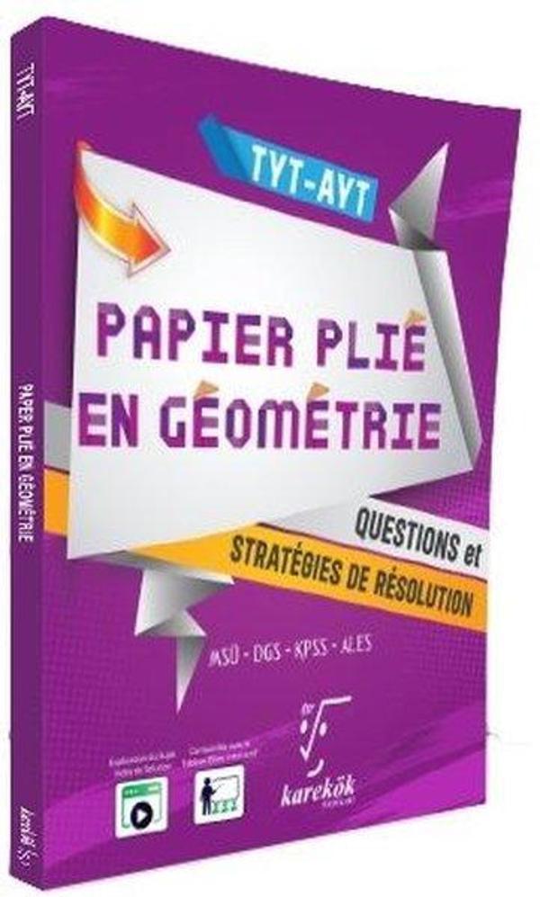 TYT - AYT Papier Plie En Geometrıe - Karekök Eğitim Yayınları - Image 1