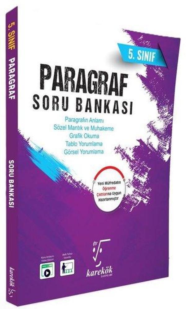5.  Sınıf Paragraf Soru Bankası - Karekök Eğitim Yayınları - Image 1