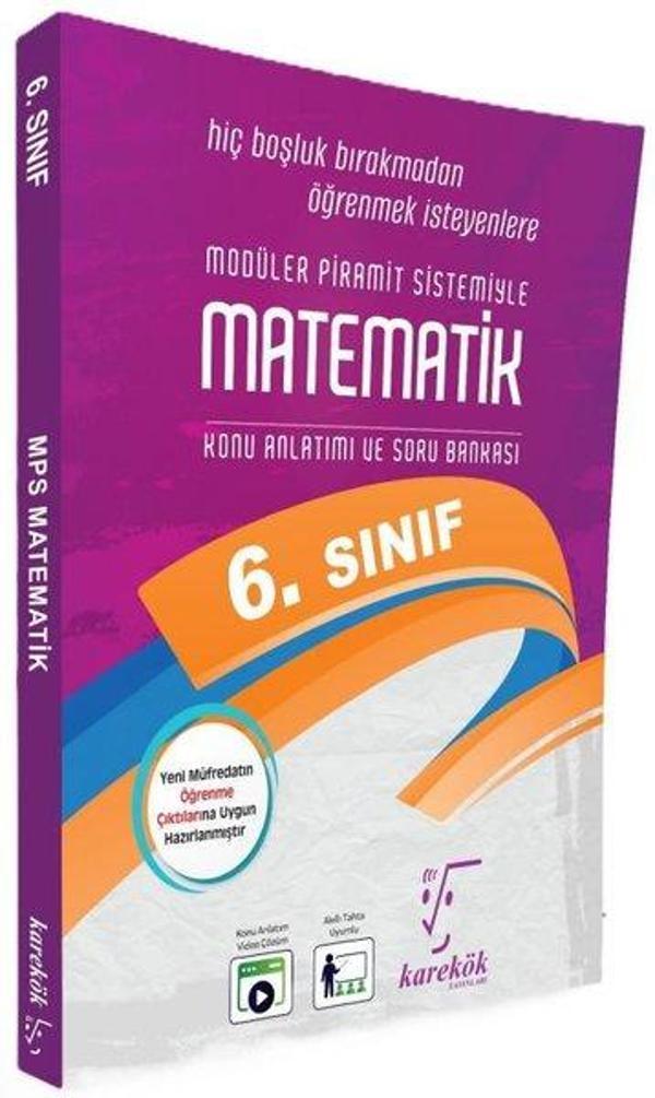 6. Sınıf Matematik Mps (Modüler Piramit Sistemi) - Karekök Eğitim Yayınları - Image 1