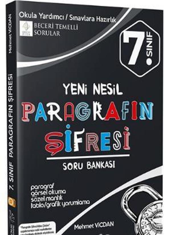 7. Sınıf Paragrafın Şifresi Soru Bankası - İş Bankası Kültür Yayınları - Image 1