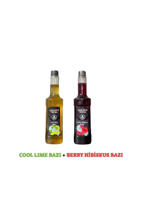 Grande Terra Cool Lime Bazı + Berry Hibiskus Bazı 2'Li Set (2 X 750Ml) - Image 1