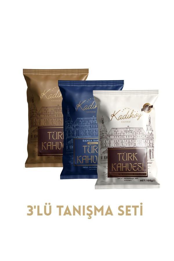 Tarihi Kadıköy Kahvesi – 3’Lü Tanışma Seti (3 X 100 G) - Image 1